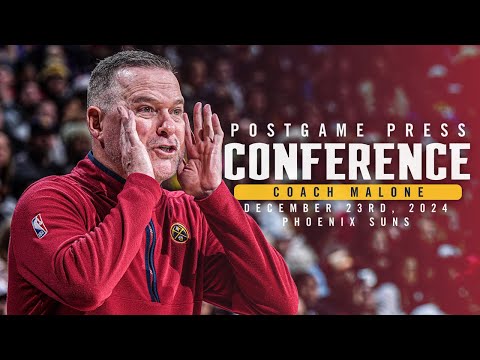 Coach Malone Full Postgame Press Conference vs. Suns 🎙 | 12/25/24