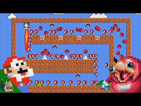 9999 Knuckles's vs Mario March Madness (Cartoon Mario Animation)