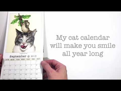 Crazy Cat Calendar by Tracy Lizotte