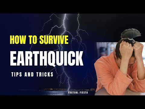 Earthquake Survival: Be Prepared||  ||Earthquake Safety Tips by @Factual_Fiesta_ || #earthquick