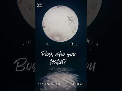 XXXTENTACION - Moonlight (lyrics) pt 2 #moonlight #xxxtentacion #foryou #music #musiclyrics