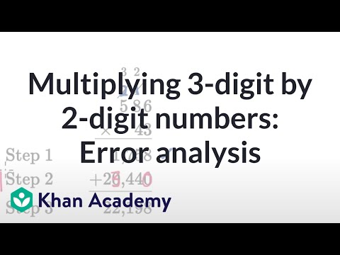 Multiplying 3-digit by 2-digit numbers: Error analysis | Grade 5 (TX TEKS) | Khan Academy