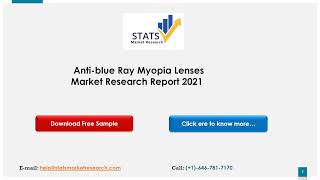 Anti blue Ray Myopia Lenses Market Research Report 2021