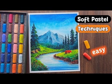 How to use Soft Pastel - Very easy techniques