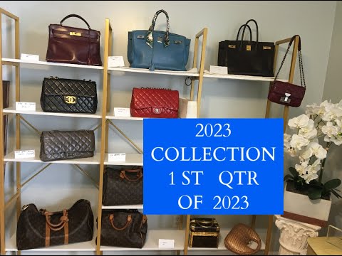 MY ENTIRE LUXURY HANDBAG COLLECTION  1ST QTR  OF 2023  |  R E B E CC A  B A R T O N