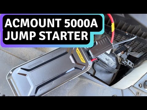 Acmount 5000A Jump Starter Review and SUV Demo