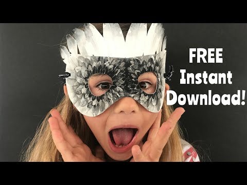 How to Make this Halloween Mask