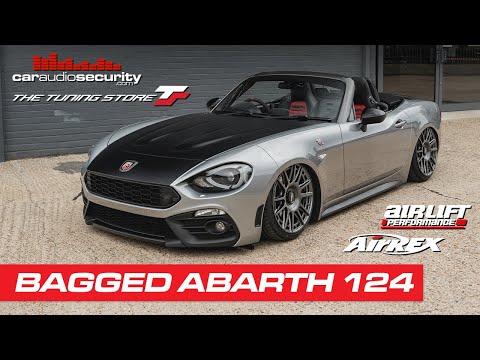 Abarth 124 Spider on Air Suspension | Car Audio & Security x The Tuning Store