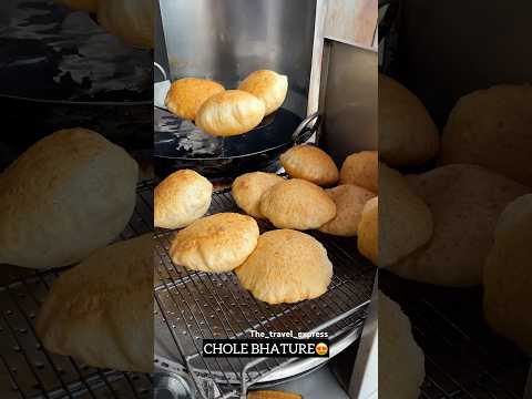 CHOLE BHATURE😍 | Indian street food #shorts #viral #shortsvideo