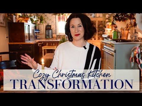 COZY CHRISTMAS KITCHEN TRANSFORMATION & The TINY, TINY Room Not Shown in the French Farmhouse Tour!!