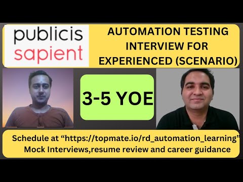 Automation Testing Interview Questions and Answers| Testing Questions | RD Automation Learning