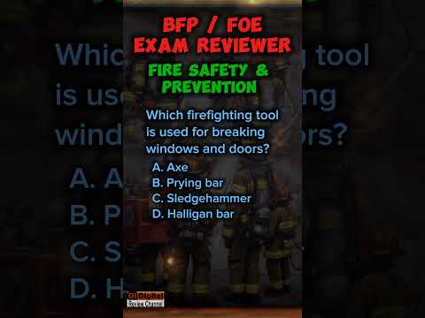 FOE Reviewer 2024 | Reviewer for Fire Officer Examination 2024 #bfp #bfpexam2024 #foereviewer2024