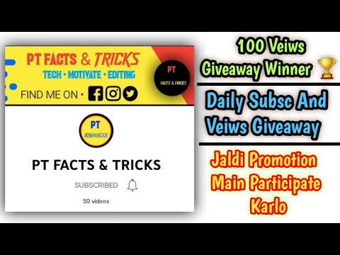 Today 100 Veiws Giveaway Winner🏆(Rj Lokesh)Ajao jaldi participate karlo@AbhiRathore@HAFaizan-ch8dg