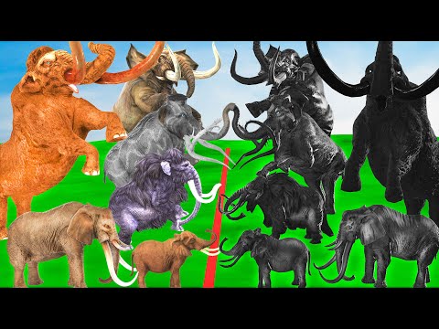 Prehistoric Mammals vs Shadow Itself Mammal Size Comparison Animal Revolt Epic Battle Simulator