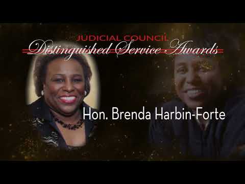 2022 Distinguished Service Awards Honor Judge Harbin-Forte