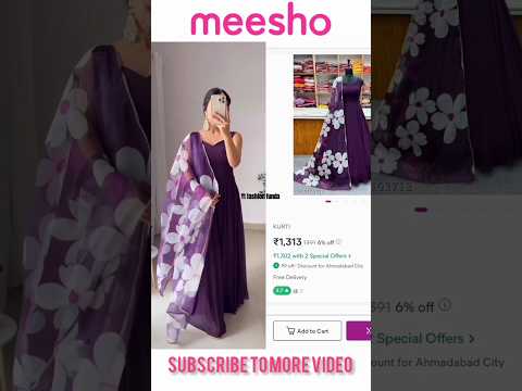 Meesho lehenga haul same dress collection on Meesho #shorts #youtubeshorts #meesho