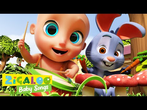 Musical Instruments with Johnny and Friends and more Kids Videos by Zigaloo Baby Songs