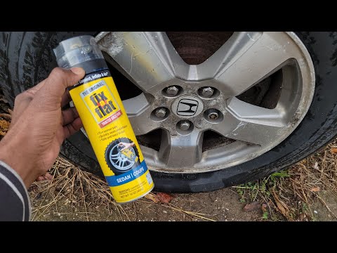 ROAD TRIP MOST IMPORTANT ITEM |  Fix-A- Flat Aerosol Flat Tire Sealant. DON'T LEAVE HOME WITHOUT IT