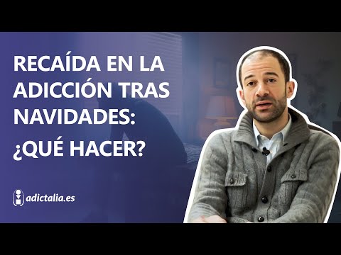 ¿Qué hacer cuando un familiar recae en la adicción tras Navidades?