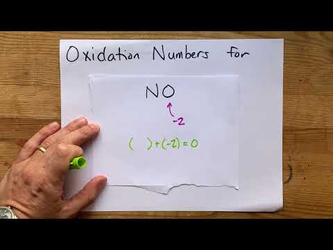 Oxidation Numbers for NO (nitrogen monoxide)