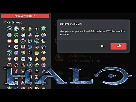 trying to Halo choir in discord vc with 18,000 people