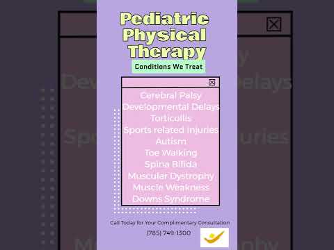 What Pediatric Physical Therapists Treat - Tips from TherapyWorks