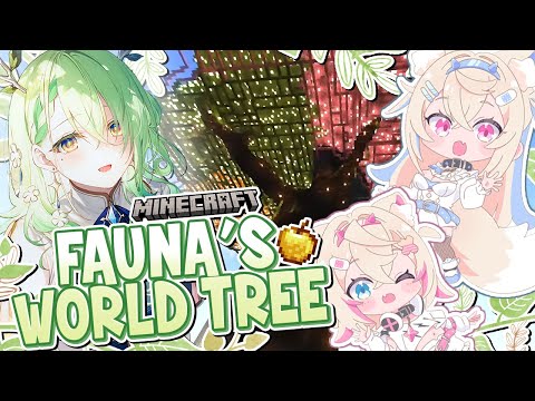 【MINECRAFT FAUNA'S WORLD TREE】doing whatever these demon dogs can do to help 🌱🐾【FUWAMOCO】