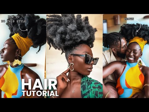 unique natural hair styles | Easy natural hair look | Beyonce hair products update |wig giveaway ‼️🚨