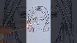 How to draw a face ✍️ #art #artwork #draw #drawing #anime #cartoon #diy #paint