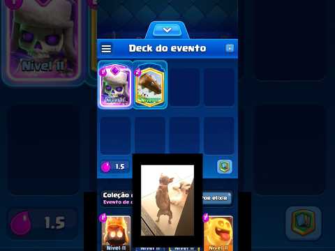 A CADA CARTA O ELIXIR SOBE no #clashroyale !