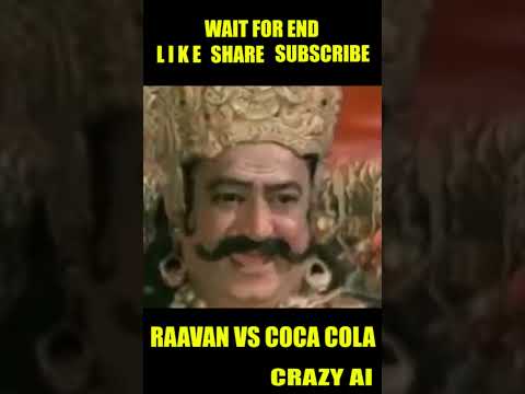 Raavan Loves Coca-Cola: Epic Refreshment || #shorts #viralvideo  #funny #crazyai