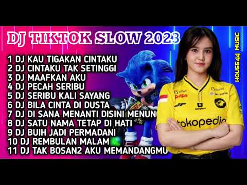 DJ TIKTOK SLOW FULL BASS 2023 • DJ KAU TIGAKAN CINTAKU ENDAH • DJ CINTAKU TAK SETINGGI ENDAH