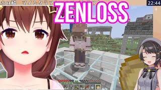 Oozora Subaru Try To Cheer Up Sora Who Just Lost All Her Item | Minecraft [Hololive/Eng Sub]