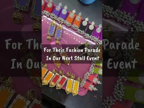 Fashion parade #fabricjewelry #ghunghroo #gungroo