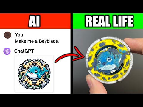 I told ChatGPT to make me beyblades...