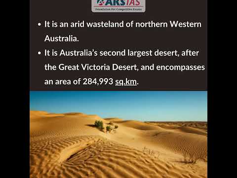 Great Sandy Desert #upsc #aksias #iascoaching