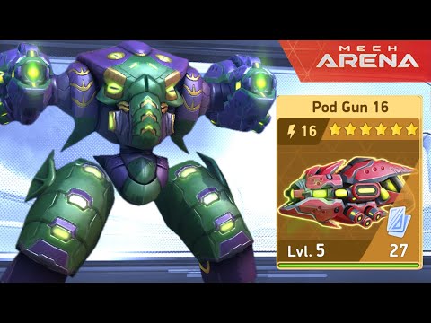 Pod Guns on Redox? This Setup Is Slimey, Sticky, and Deadly! 💚💣 Mech Arena