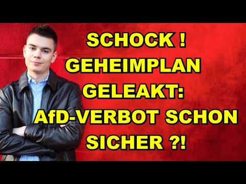 SCHOCK! LEAK: AfD-VERBOT schon SICHER!?