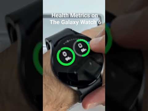 Tracking Health Metrics on the Galaxy Watch 6 #galaxywatch6 #smartphone #galaxywatch #tech