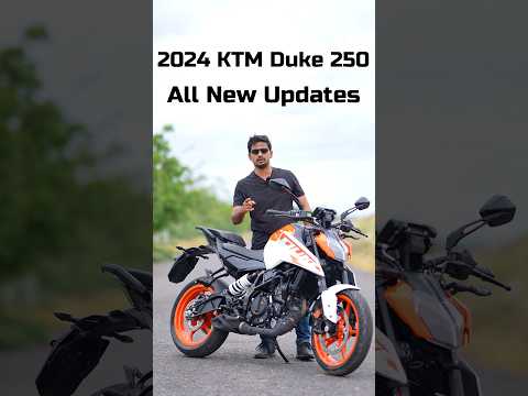 2024 KTM Duke 250 All New Updates in Telugu #automobile #youtubeshorts #shorts #bikeshorts #duke250