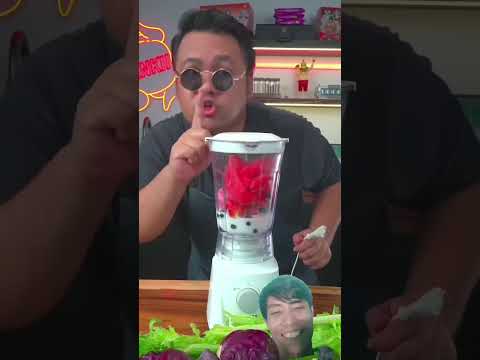 make juice drinks #mukbang #watermelon #challenge #funny #food #cooking