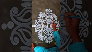 beautiful Diwali festival alpona design #alpona #rangoli #shorts #youtubeshorts