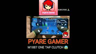 PYARE GAMER M1887 ONE TAP CLUTCH 😱 #youtubeshorts #shorts #freefire #handcam #pyaregamer