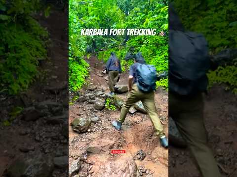 Not for beginners trek 😳 #youtubeshorts #shorts #monsoontrek #vlog #maharashtratourism #nature