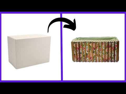 DIY Cardboard Magic | how to make an organizer with cardboard |recycled cartons| cardboard crafts♻️