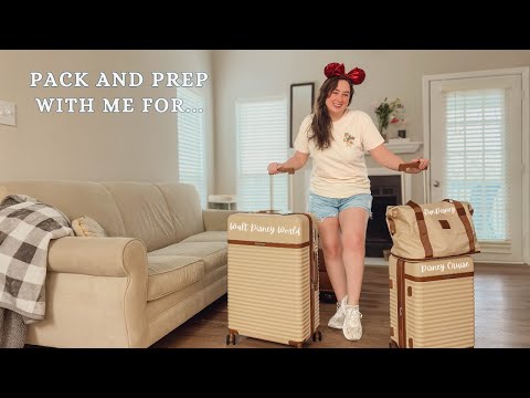 Pack and Prep with me for Disney! | Disney World, RunDisney, and a Disney Cruise