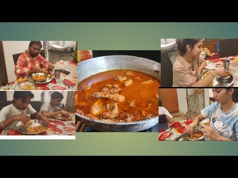 😍Aaj mere mom ne sab masi ko dawat pi bula ya hai|recipe ka nam hai #hyderabad red chiken😋