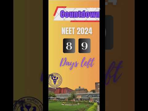 89 days left for neet 2024 #viral #neet2024 #neetmotivation #pw #aiims #sankalp Bharat #allen