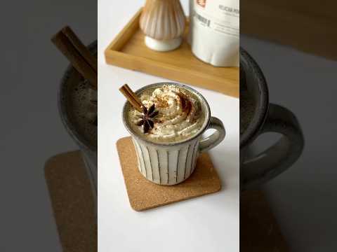 Spiced Hojicha Latte | toasty, comfy and cozy recipe for fall