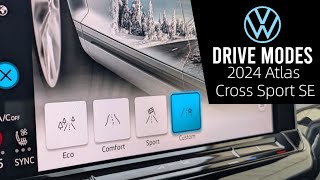 Drive Modes of the 2024 Volkswagen Atlas Cross Sport SE